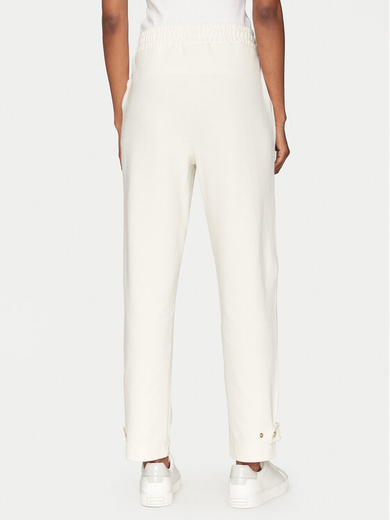 JOOP! JOOP! Spodnie materiałowe 30044796 Écru Regular Fit