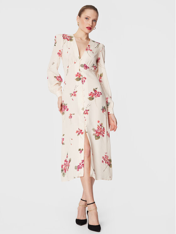 TWINSET TWINSET Rochie tip cămașă 231TP2701 Bej Regular Fit