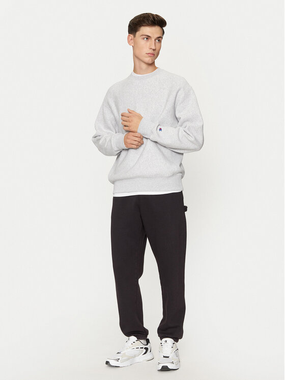Champion Champion Majica dugih rukava 220707 Siva Relaxed Fit