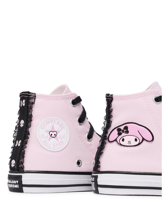 Converse Converse Sneakers Chuck Taylor All Star Hi X My Melody Kuromi A21838C Ανοιχτό ροζ