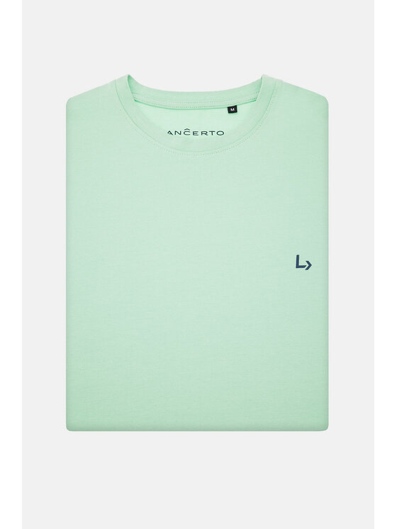 Lancerto Lancerto T-Shirt Linus TS073123000027 Zielony Regular Fit