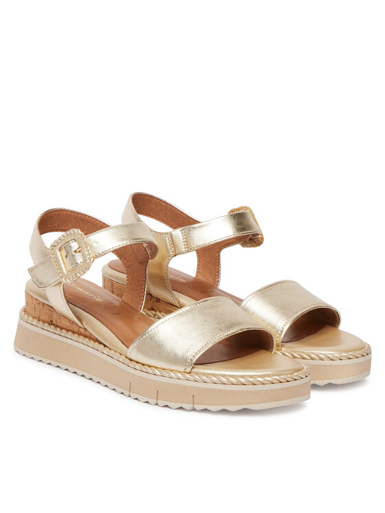 Tamaris Tamaris Sandály 1-28247-46 Zlatá