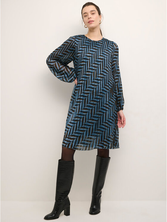 Cream Cream Igapäevane kleit Vilda 10610795 Sinine Regular Fit