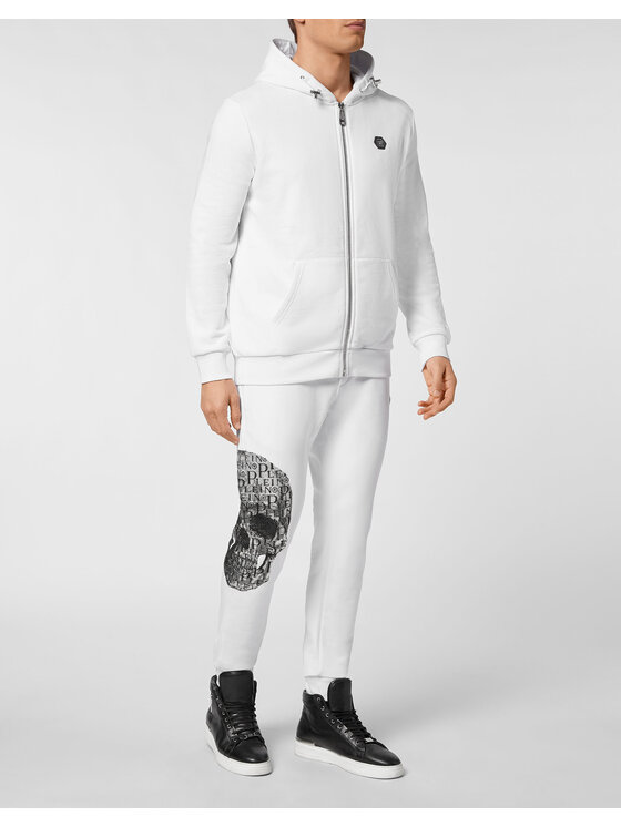PHILIPP PLEIN PHILIPP PLEIN Dres 1749 Biały Regular Fit