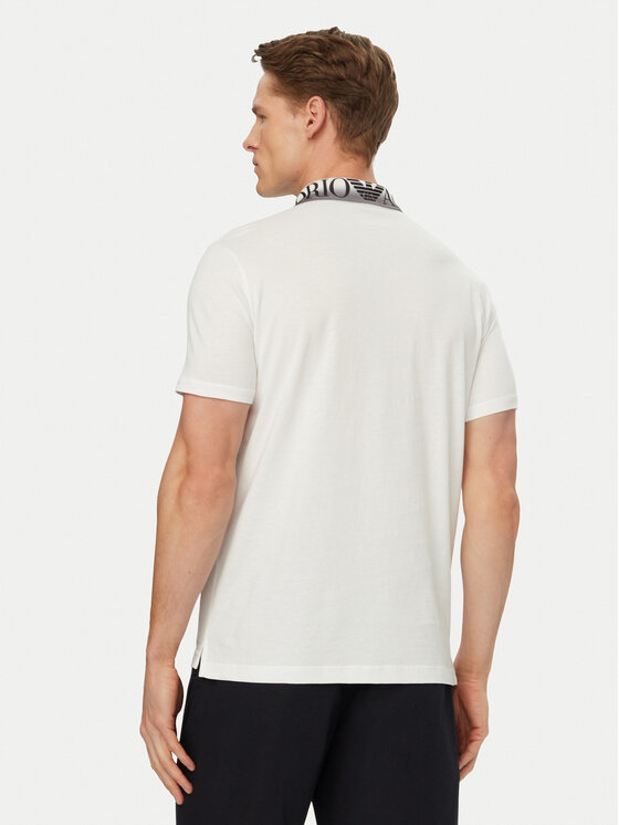 Emporio Armani Emporio Armani Polo majica EM000571 AF20432 U0002 Bela Regular Fit