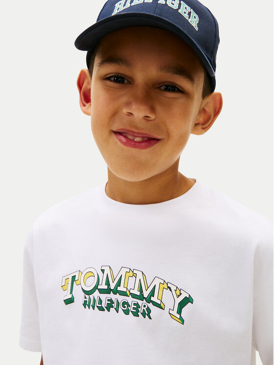 Tommy Hilfiger Tommy Hilfiger T-shirt KB0KB10267 Bijela Regular Fit