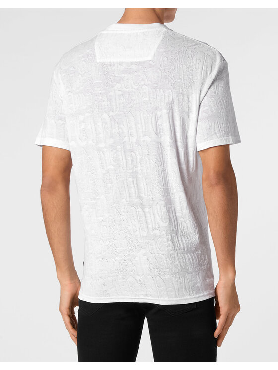 PHILIPP PLEIN PHILIPP PLEIN T-Shirt 9837 Bílá Regular Fit