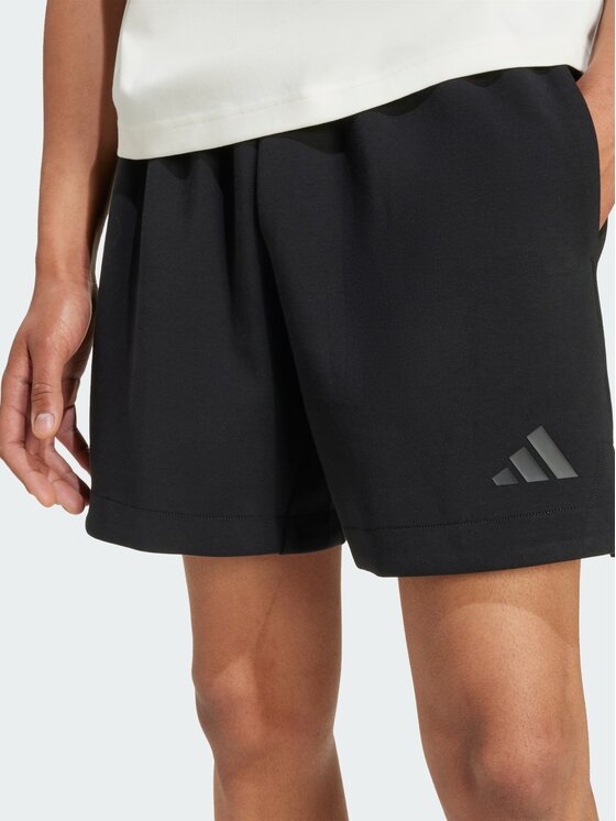 adidas adidas Szorty materiałowe 158908 Czarny Loose Fit
