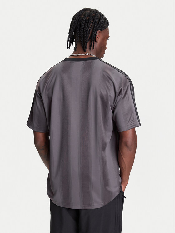 adidas adidas Majica adicolor Jacquard JW5880 Siva Loose Fit