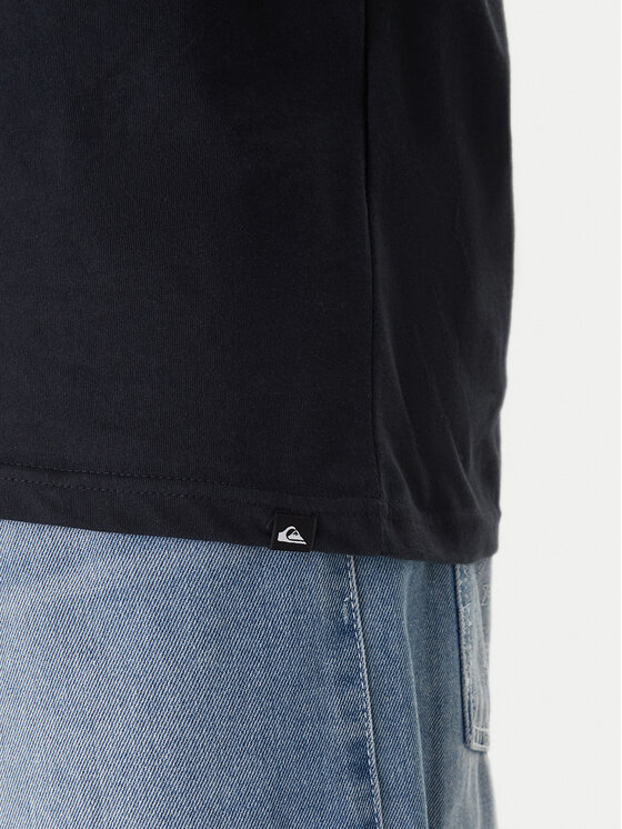 Quiksilver Quiksilver Pikkade varrukatega T-särk Salt Water EQYZT08206 Must Regular Fit