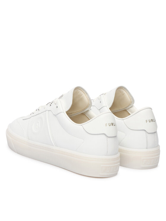 Furla Furla Sneakersy Enjoy Lace-Up YK58ENJ BX2752 O6000 Biela
