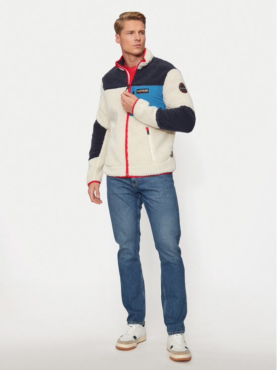 Napapijri Napapijri Флісовий реглан Yupik NP0A4GNT Бежевий Regular Fit