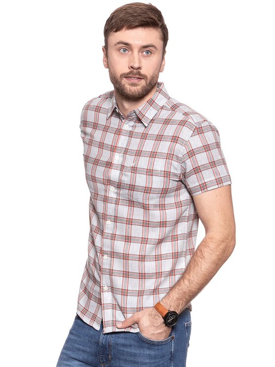 Wrangler Wrangler Camicia SS 1PKT SHIRT Grigio Regular Fit
