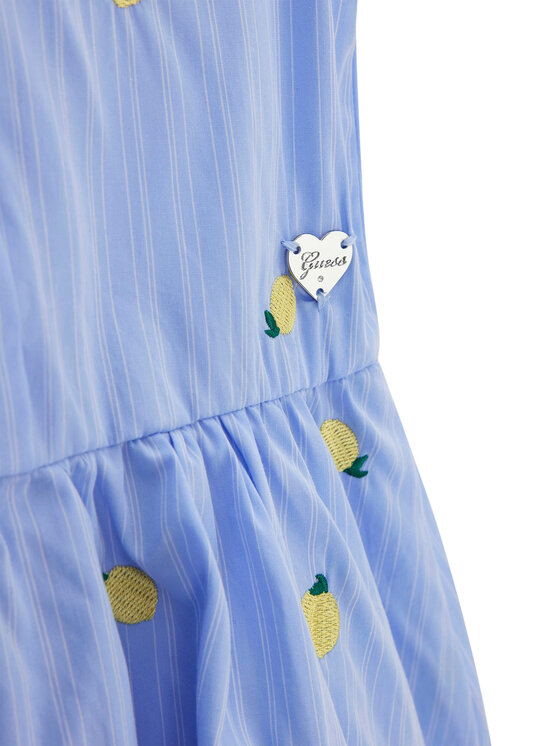 Guess Guess Haljina košulja K6GK04 WEH20 Plava Regular Fit