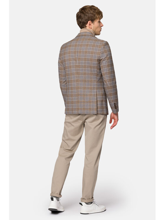 Lancerto Lancerto Marynarka Falstone MA131223000013 Beżowy Slim Fit