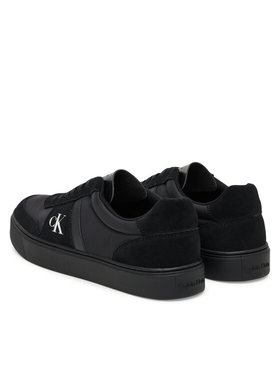 Calvin Klein Calvin Klein Sneakersy Classic Cups Lace Mix Emb Tongue YM0YM01395 Černá