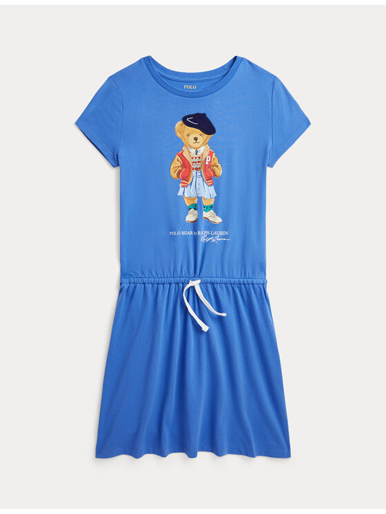Polo Ralph Lauren Polo Ralph Lauren Každodenní šaty 313934978001 Modrá Regular Fit