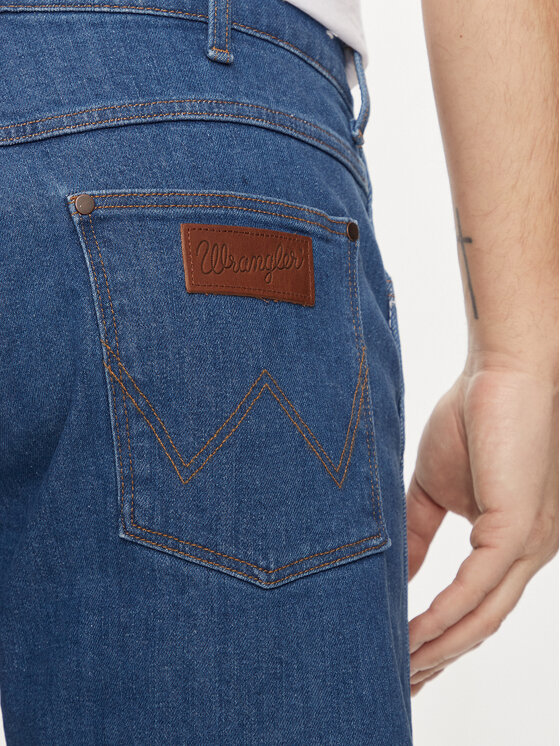 Wrangler Wrangler Džínsové šortky Frontier 112350819 Modrá Relaxed Fit