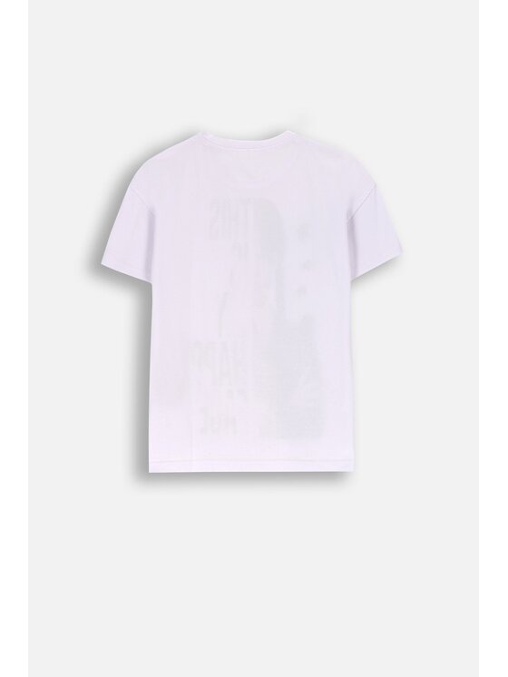Coccodrillo Coccodrillo T-Shirt ZC4143210LGD-001 Biały Regular Fit
