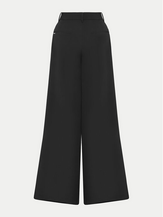 Guess Guess Palazzo bikses W5GB02 WH9Y2 Melns Wide Leg