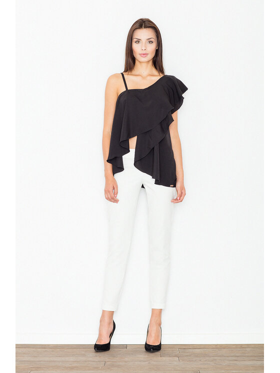 FIGL FIGL Blúzka M479 Čierna Regular Fit