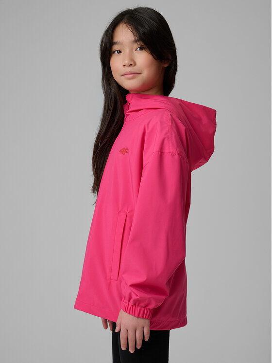 4F 4F Kurtka przejściowa OUTERWEAR Różowy Loose Fit