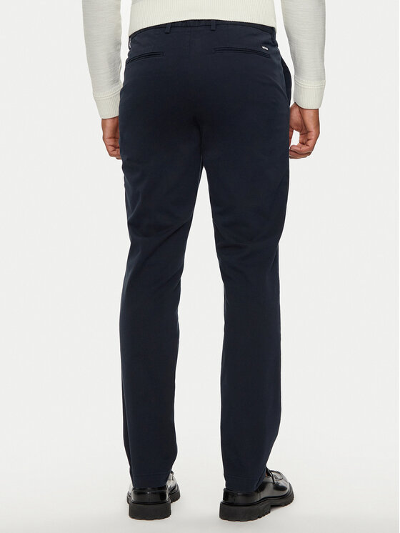 BOSS Boss Chino hlače Kaito1 50487966 Mornarsko modra Slim Fit