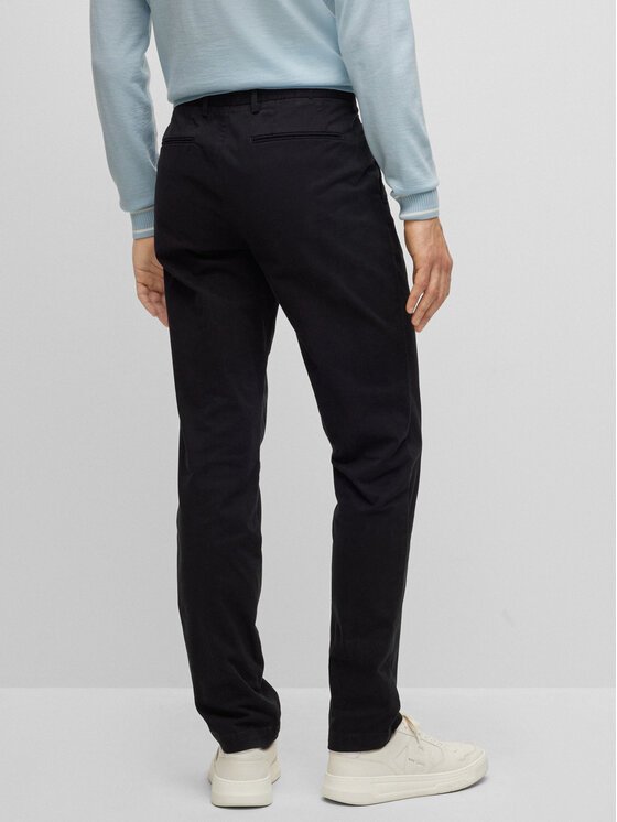 BOSS Boss Chinos kelnes Kaito1 50487966 Juoda Slim Fit