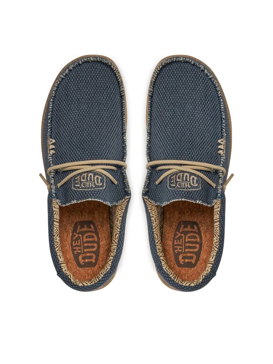 Hey Dude Hey Dude Halbschuhe Wally Brainded 40003-4NM Dunkelblau