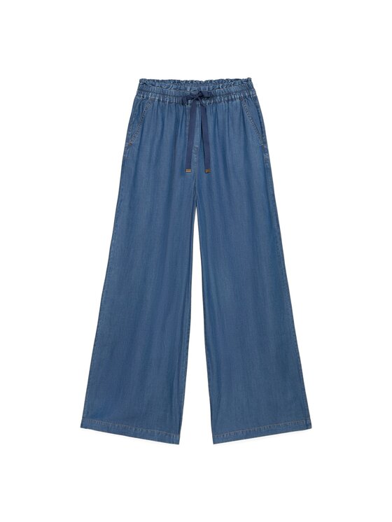 Oltre Oltre Jeansy P464J002304N024 Niebieski Baggy Fit