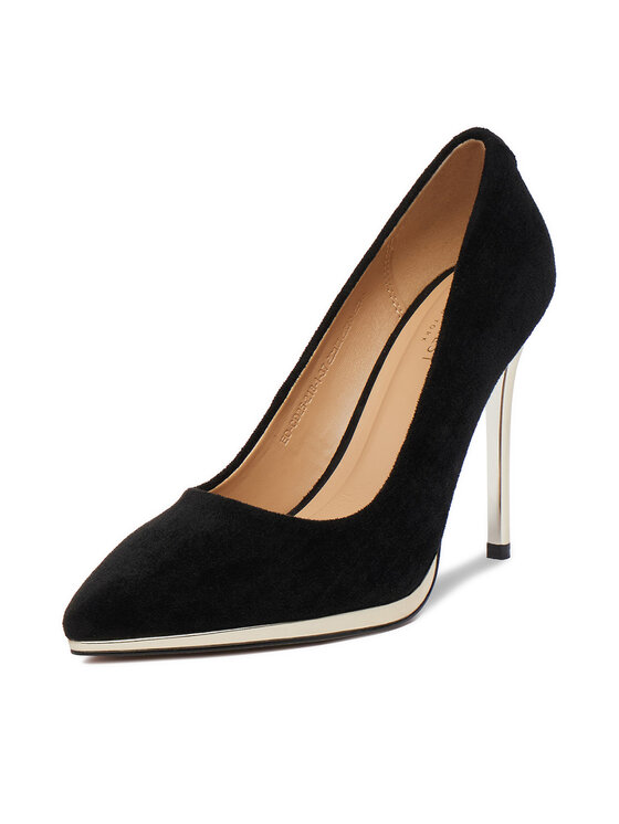 Nine West Nine West Pantofi cu toc subțire EO-CD25-218-1 Negru
