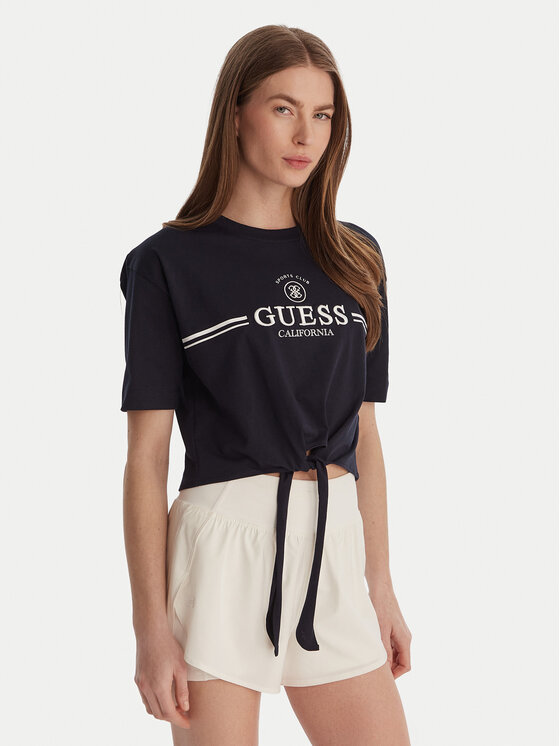 Guess Tricou V6GI20 K3509 Bleumarin Regular Fit