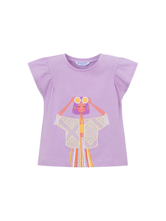 Mayoral Mayoral Top 3007 Violet Regular Fit