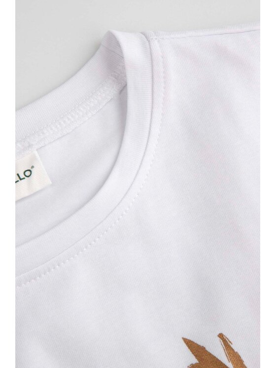 Coccodrillo Coccodrillo T-Shirt ZC5143103LGD-001 Bílá Regular Fit