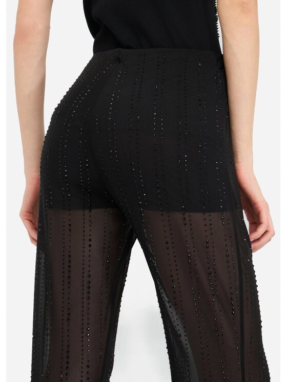 Liu Jo Liu Jo Pantalone da abito CF5053J496622222 Nero Regular Fit