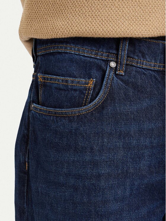 KARL LAGERFELD KARL LAGERFELD Jeansy 265509 564865 Granatowy Relaxed Fit