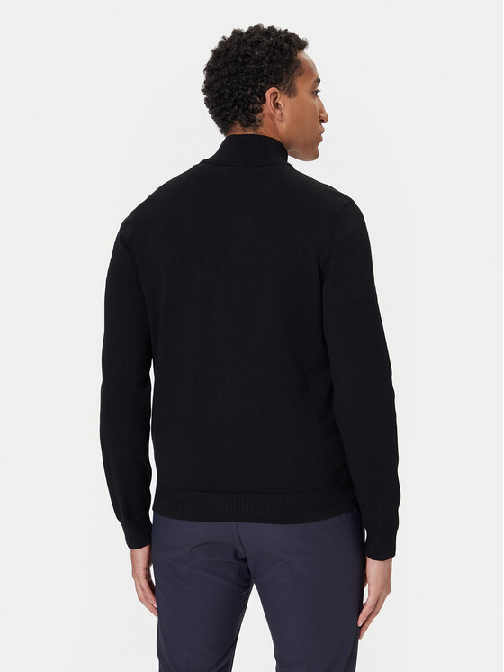 BOSS BOSS Strickjacke League FZ 50547505 Schwarz Regular Fit