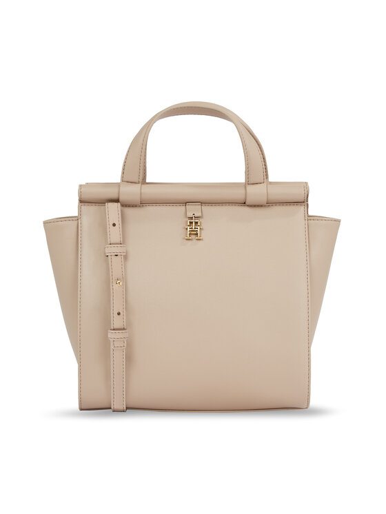 Tommy Hilfiger TOMMY HILFIGER SHOPPING BAG DONNA AW0AW11329 Beige - Borse  Borse Donna 159,00 €