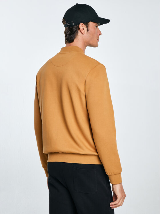 BIG STAR BIG STAR Bluza WLADORB Brązowy Basic Fit