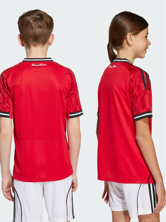 adidas adidas Koszulka techniczna Manchester United 25/26 Home Jersey Czerwony Regular Fit