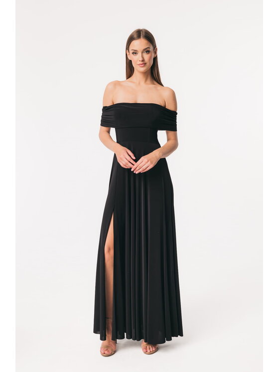 Aurora Aurora Večerní šaty Ophelia Černá Feminine Fit