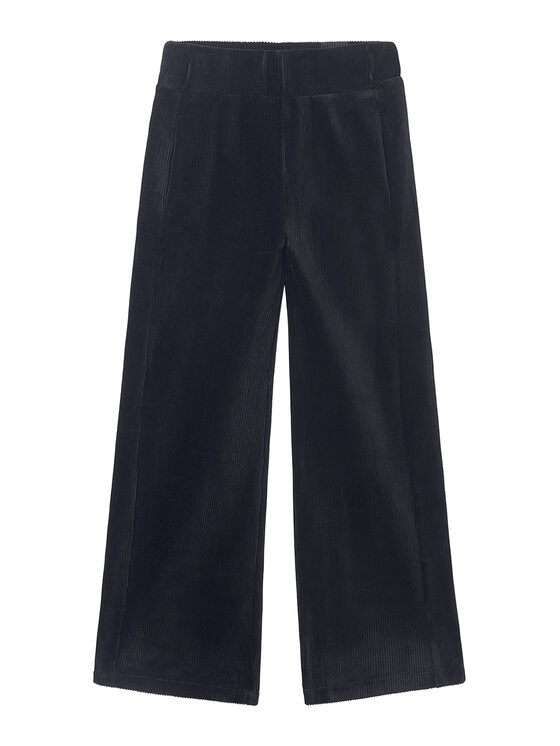 Mayoral Mayoral Medžiaginės kelnės 7576 Juoda Wide Leg