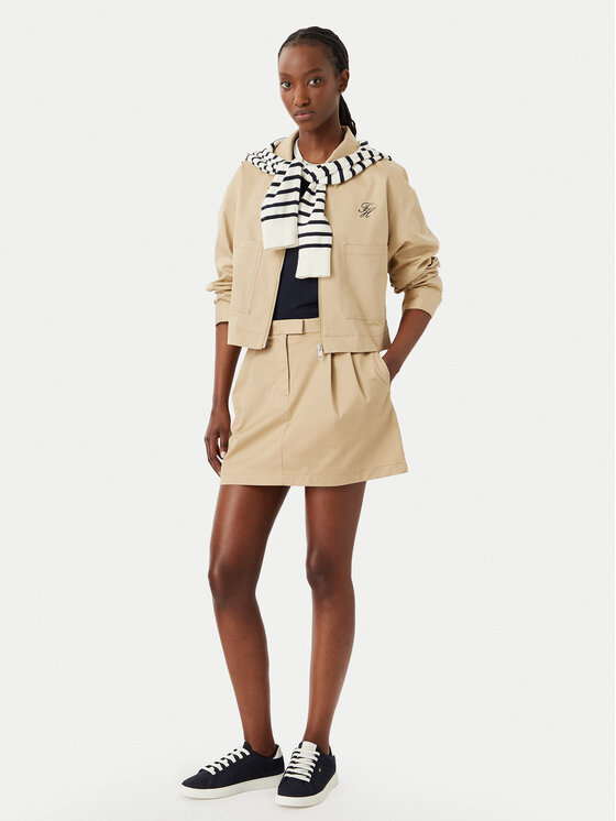 Tommy Hilfiger Tommy Hilfiger Minirock WW0WW52106 Beige Regular Fit