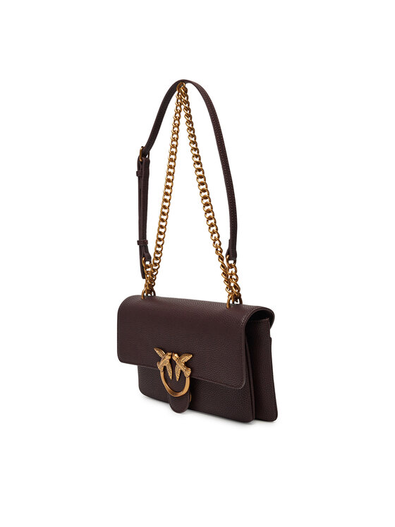 PINKO PINKO Borsetta Love One Soft Mini AI 24-25 PLTT 104528 A29Q Marrone