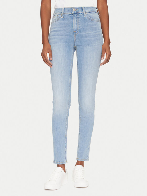 Damskie Jeansy Tommy Jeans, Rozmiar 26/28, Niebieskie, Nora DW0DW20651