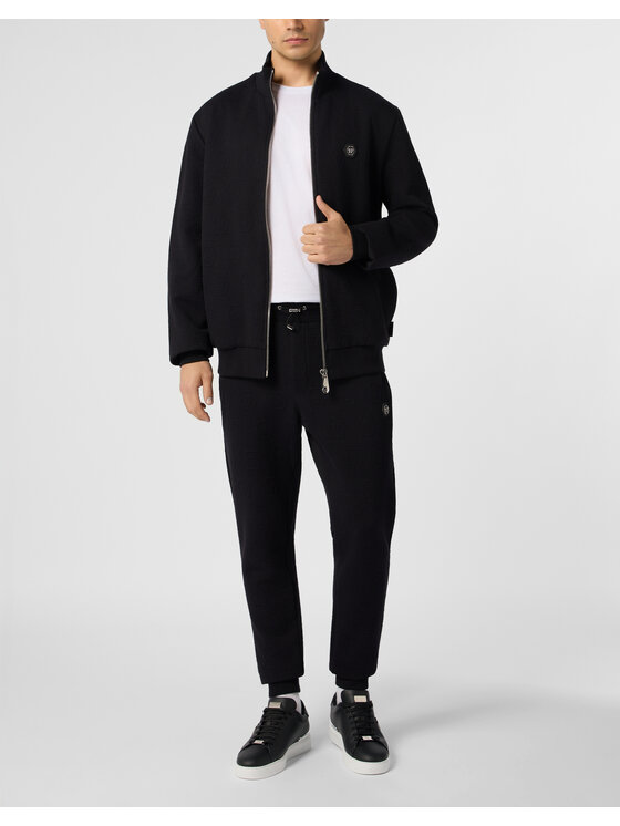 PHILIPP PLEIN PHILIPP PLEIN Teplákové kalhoty 31121 Černá Jogger Fit