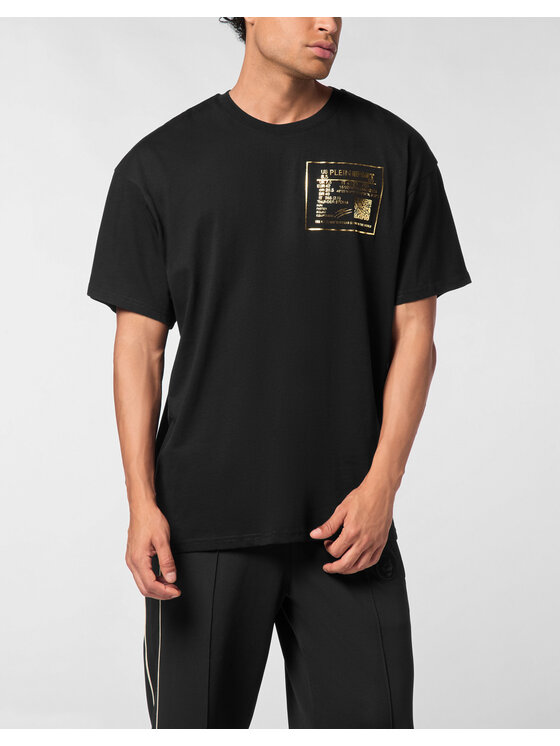 Plein Sport Plein Sport Marškinėliai 24075 Juoda Regular Fit