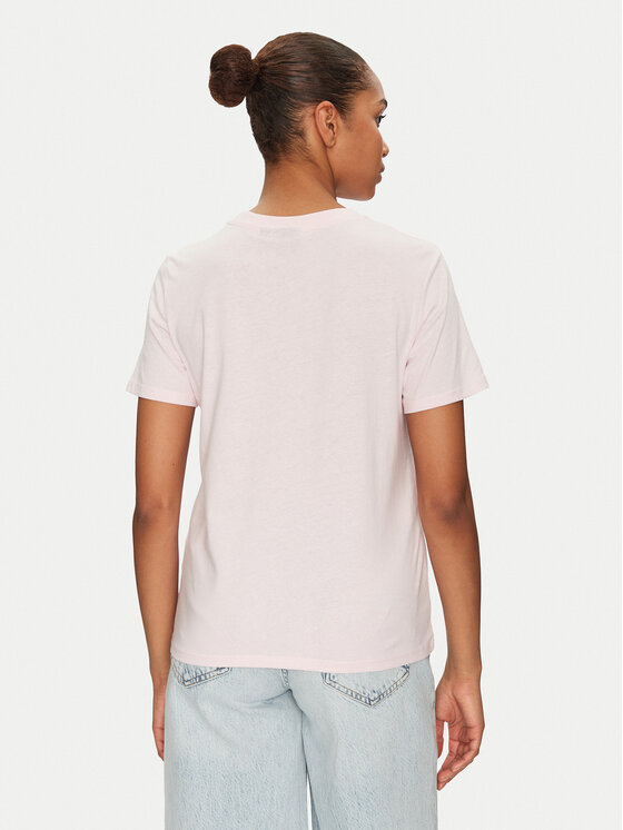 Pieces Pieces T-Shirt Skylar 17155376 Różowy Regular Fit