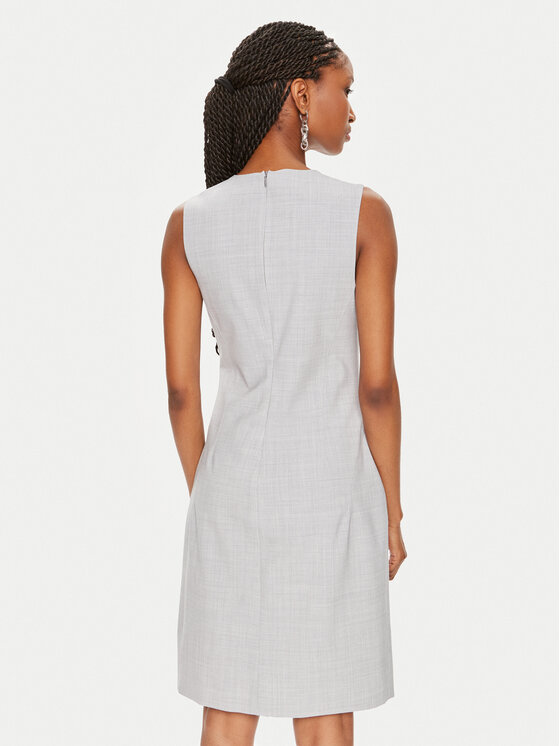 Calvin Klein Calvin Klein Koktejlové šaty K20K207577 Sivá Slim Fit