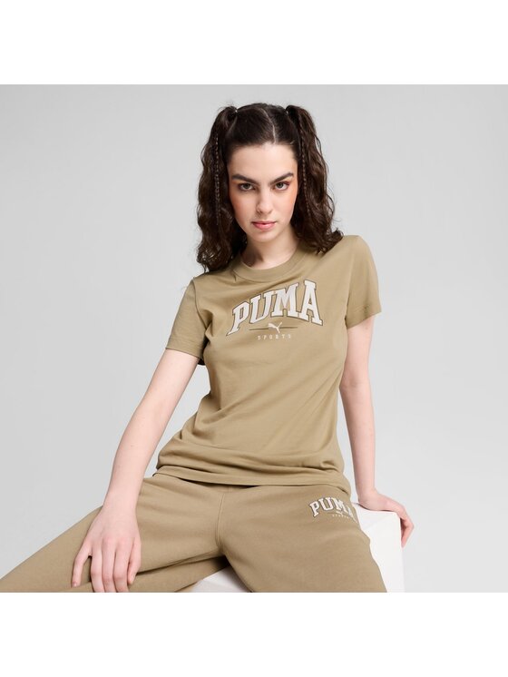 Puma Puma T-Shirt 681537 Beżowy Regular Fit
